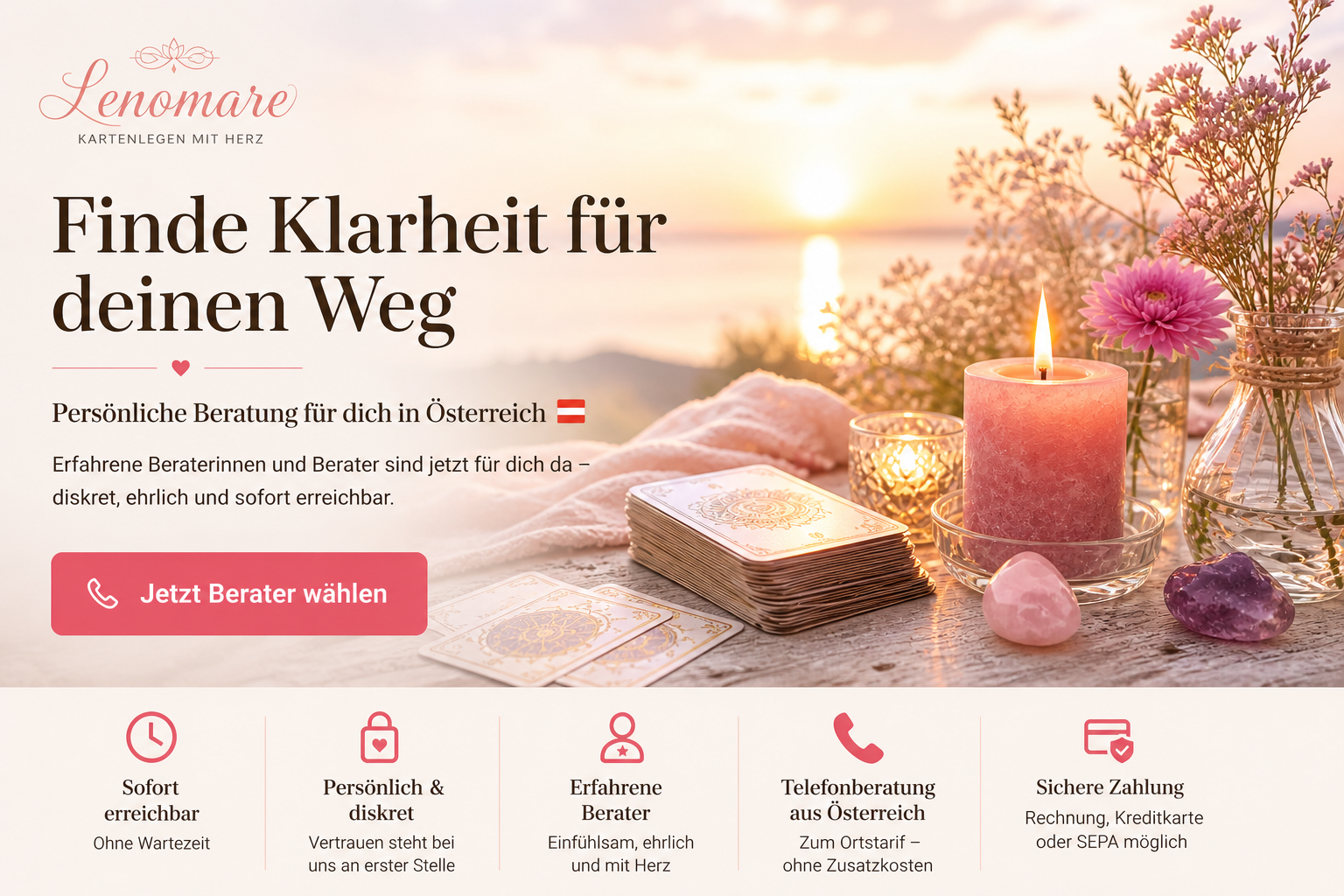 Kartenlegen Österreich Beratung Lenomare